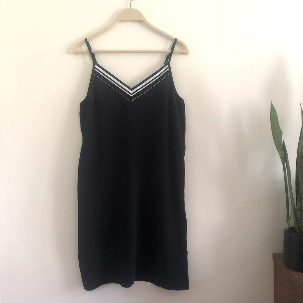 Lili Sidonio Navy Striped Dress